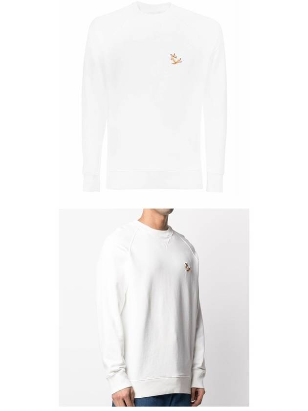 Chillax Fox Patch Classic Sweatshirt Ecru - MAISON KITSUNE - BALAAN 5