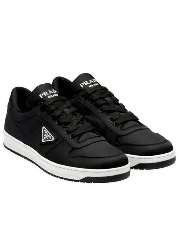 Re-Nylon Low Top Sneakers Black - PRADA - BALAAN 3