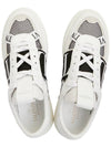 VL7N Band Logo Mesh Low Top Sneakers White Black - VALENTINO - BALAAN 3