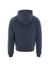 Cotton Garment Dye Drawstring Hoodie Blue - TOM FORD - BALAAN 4