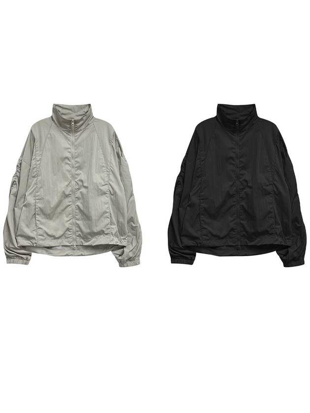 Unisex shirring air windbreaker_beige - SMITH ARMOR - BALAAN 7