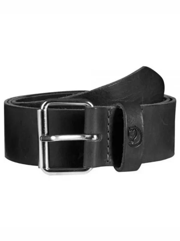 24 SINGI 4CM leather belt BLACK 77281550 - FJALL RAVEN - BALAAN 1