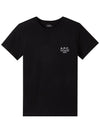 Denise Embroidered Short Sleeve T-shirt Black - A.P.C. - BALAAN 2