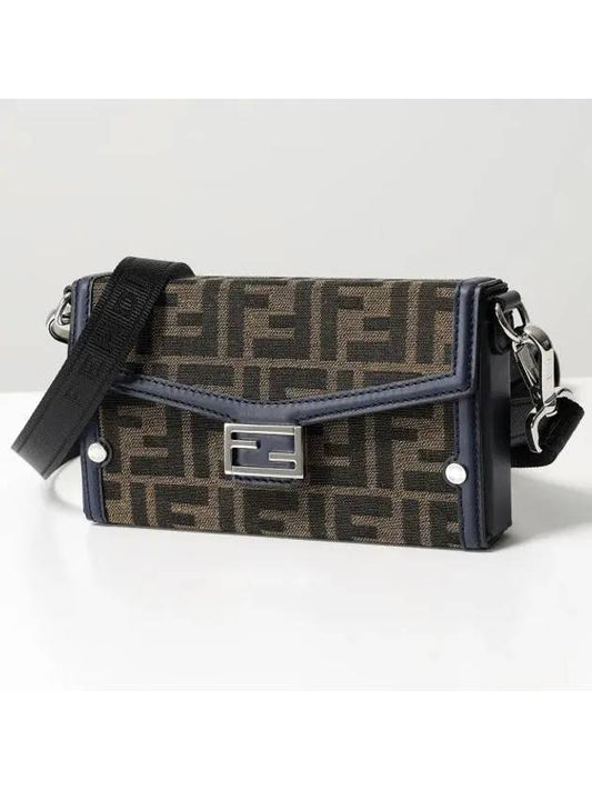 Baguette Soft Trunk Phone Pouch Cross Bag Brown - FENDI - BALAAN 2