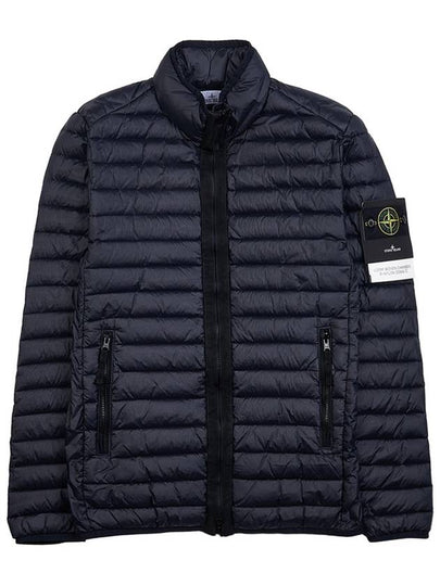 Men's Wappen Patch Padded Jacket Navy - STONE ISLAND - BALAAN 2