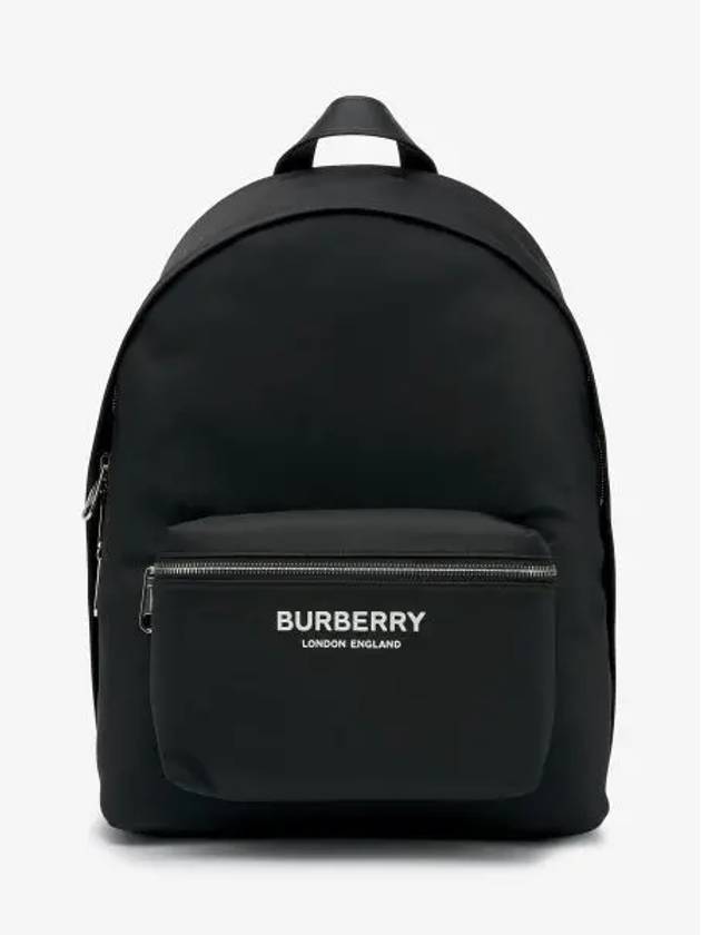 Logo Print Nylon Backpack Black - BURBERRY - BALAAN 2