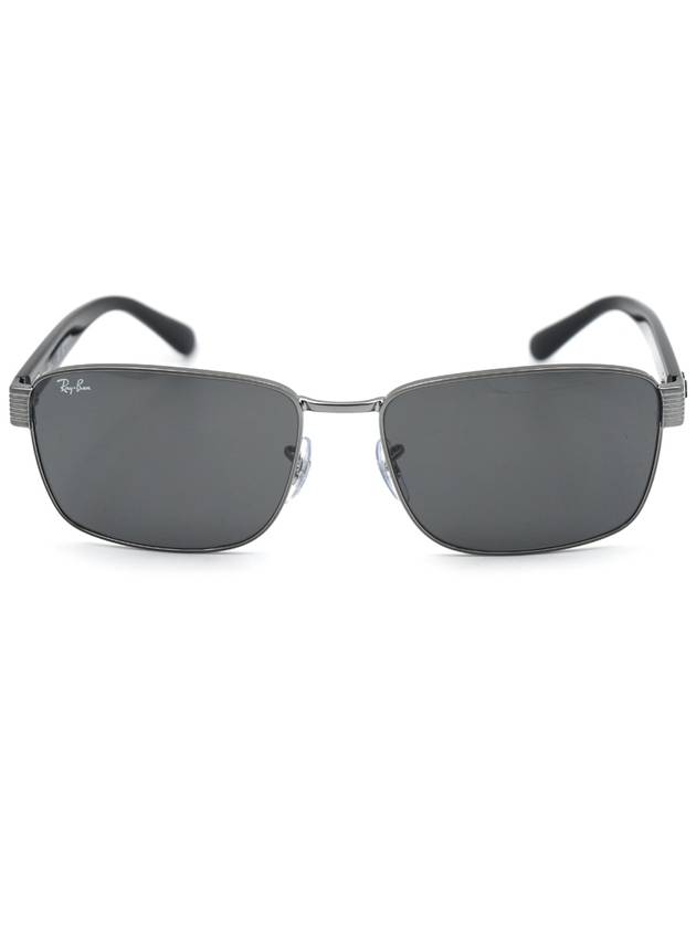 Eyewear Square Metal Sunglasses Grey - RAY-BAN - BALAAN 2