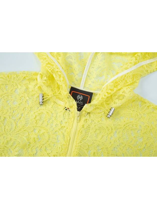 Orange Label Flower Mesh Hooded Vest Women s Cardigan GV40549 - MAHES - BALAAN 3