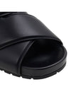 Bridge Leather Slippers Black - BOTTEGA VENETA - BALAAN 10