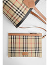 London Check Medium Cotton Tote Bag Archives Beige - BURBERRY - BALAAN 5