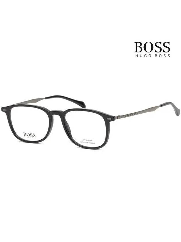 Hugo Boss glasses frame BOSS1095 807 horn rim titanium ultra light men's fashion - HUGO BOSS - BALAAN 1