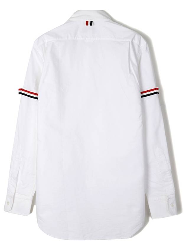 Armband Oxford Long Sleeve Shirt White - THOM BROWNE - BALAAN 3