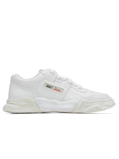 Parker OG Sole Leather Low Top Sneakers White - MAISON MIHARA YASUHIRO - BALAAN 1