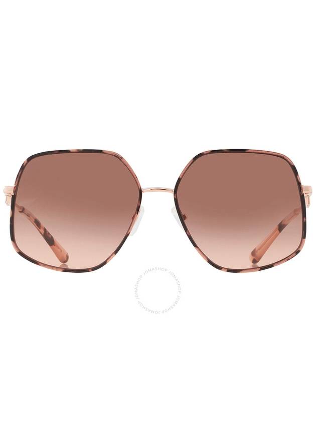 Michael Kors Empire Butterfly Brown Pink Gradient Irregular Ladies Sunglasses MK1127J 110813 59 - MICHAEL KORS - BALAAN 1