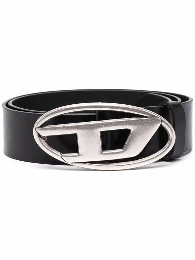 1DR D Buckle Leather Belt Black - DIESEL - BALAAN 2