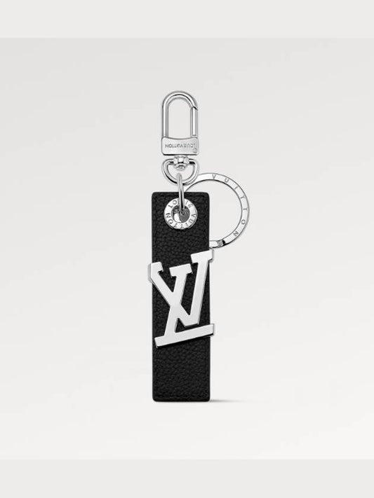 LV Oblique Tab Bag Charm Key Holder Black - LOUIS VUITTON - BALAAN 2
