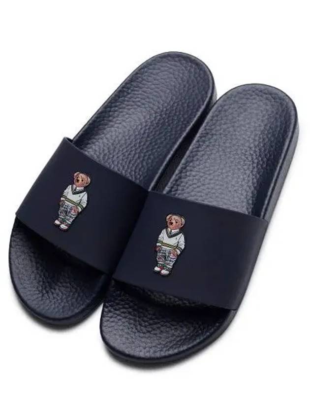 Polo Bear Slide Navy with 30 reward points - POLO RALPH LAUREN - BALAAN 1