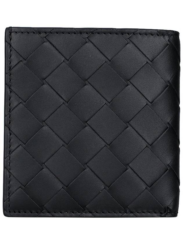 Intrecciato Slim Half Wallet Black - BOTTEGA VENETA - BALAAN 5