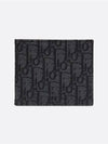 Wallet Black  Oblique Jacquard - DIOR - BALAAN 2