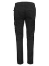 Wappen Patch Old Treatment Slim Fit Cargo Straight Pants Black - STONE ISLAND - BALAAN 3