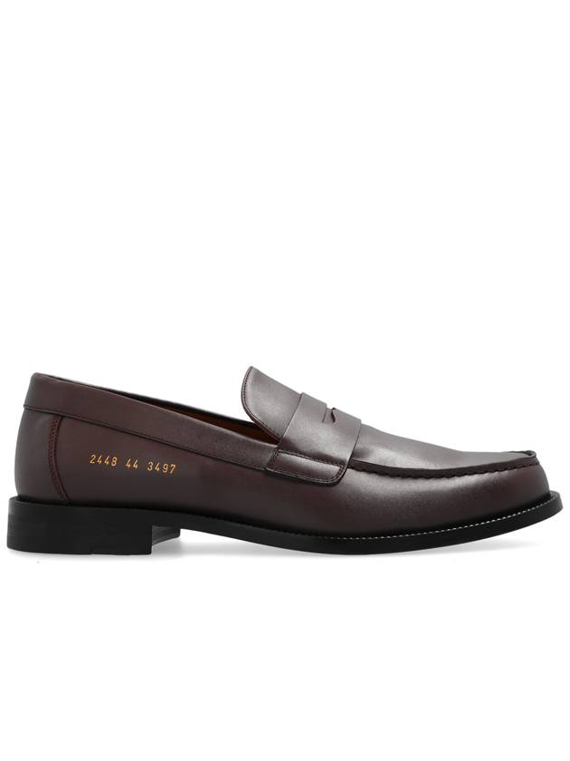 Common Projects Leather Shoes City Loafer, Men's, Burgundy - COMMON PROJECTS - BALAAN 1