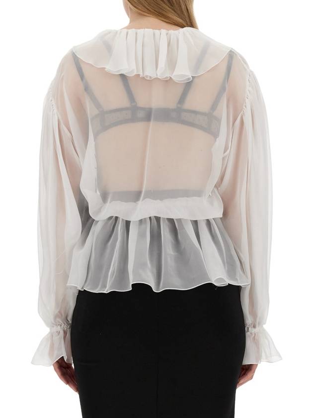 Blouse F79FGT FU1AT W0800 WHITE - DOLCE&GABBANA - BALAAN 4