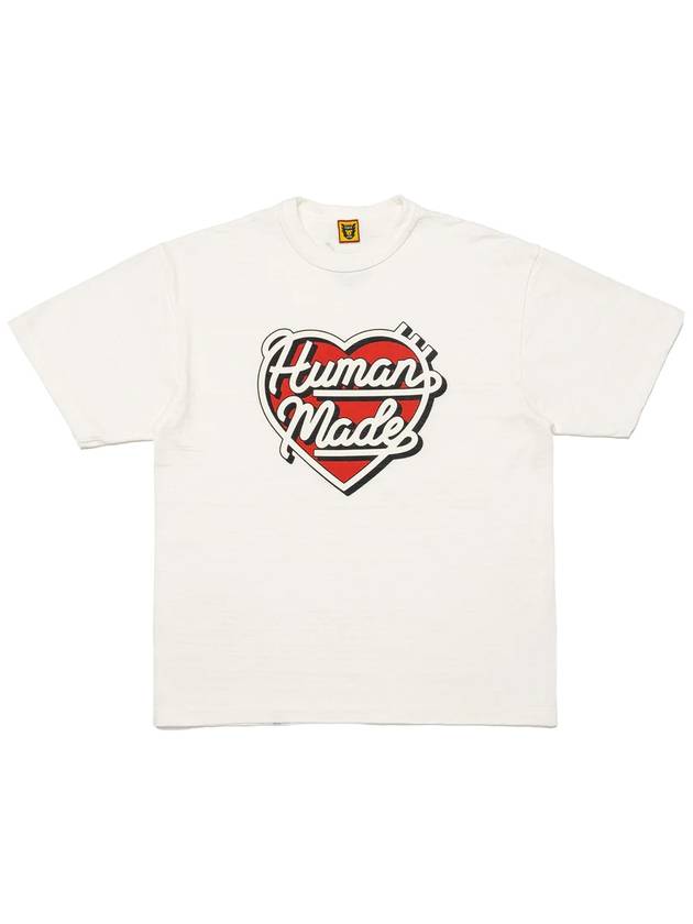 GRAPHIC T Shirt 7 WHITE HM28TE008 - HUMAN MADE - BALAAN 1