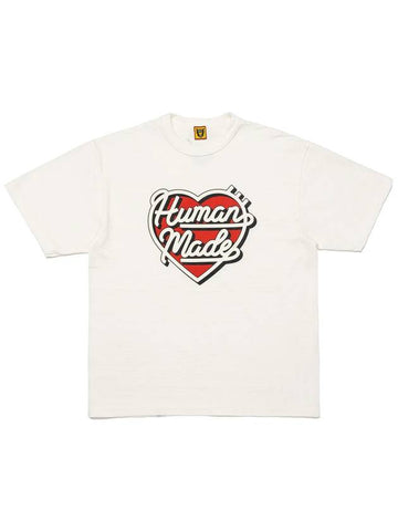 GRAPHIC T Shirt 7 WHITE HM28TE008 - HUMAN MADE - BALAAN 1