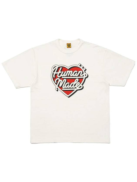 GRAPHIC T Shirt 7 WHITE HM28TE008 - HUMAN MADE - BALAAN 1