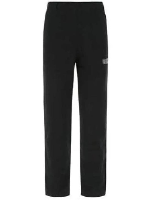 Side Logo Cotton Jogger Track Pants Black - GANNI - BALAAN 2