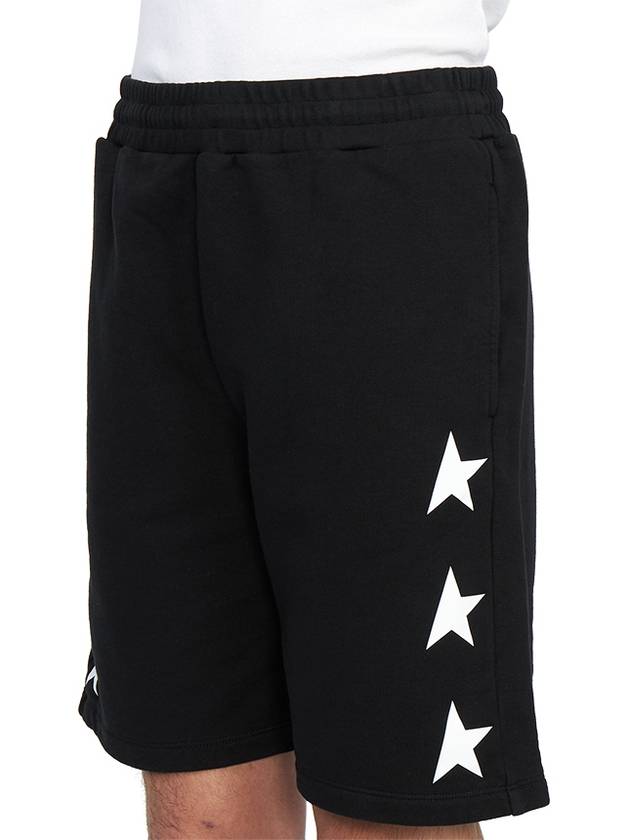 White Star Bermuda Shorts Black - GOLDEN GOOSE - BALAAN 10