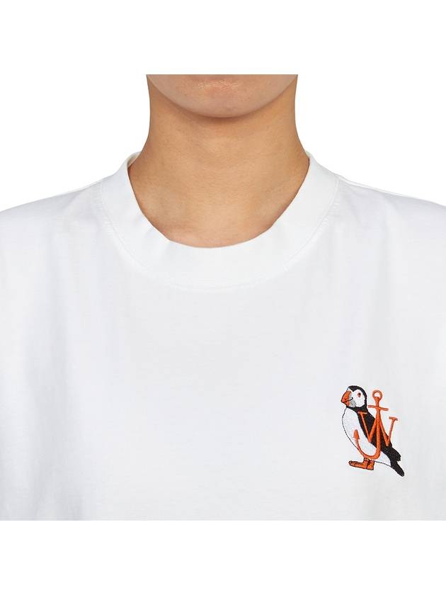 24FW JW Anderson short sleeve t-shirt JT0249 PG1606 001 WHITE - JW ANDERSON - BALAAN 8