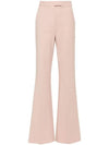 Norcia Viscose Straight Pants Powder Pink - MAX MARA - BALAAN 1