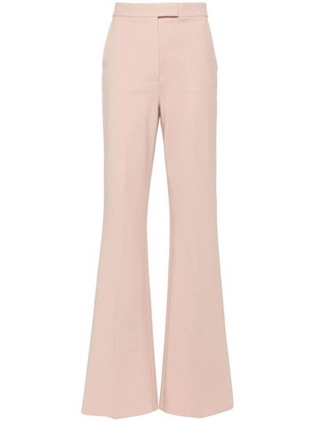 Norcia Viscose Straight Pants Powder Pink - MAX MARA - BALAAN 1