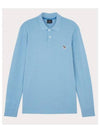 Zebra Logo Long Sleeve Polo Shirt Blue - PAUL SMITH - BALAAN 2