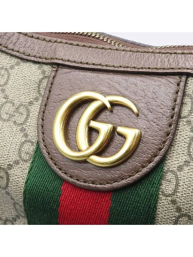 598125 Ophidia GG Logo Supreme Half Moon Small Cross Bag - GUCCI - BALAAN 4