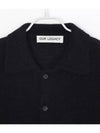 Men's Evening Polo Alpaca Cardigan Black - OUR LEGACY - BALAAN 4