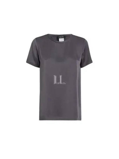 Rebecca Acetate Short Sleeve T-Shirt Charcoal - MAX MARA - BALAAN 2