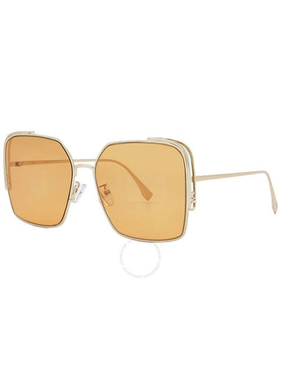 Fendi Amber Square Ladies Sunglasses FE40038U 10E 59 - FENDI - BALAAN 2