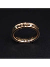 Women s Tiffany Co 18K Rose Gold 1837 2P Diamond Narrow Ring No 11 5 gt Gangbuk used luxury goods - TIFFANY & CO. - BALAAN 3