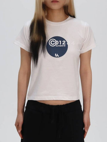 NUMBER BALL TEE WHITE - MIYHOO - BALAAN 1