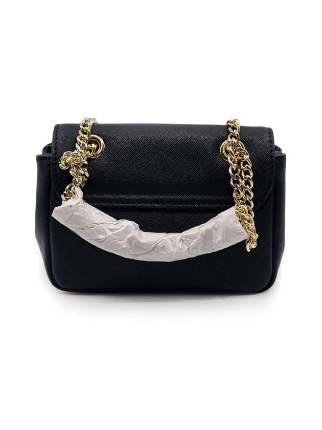 Logo Small Chain Cross Bag Black - VIVIENNE WESTWOOD - BALAAN 4