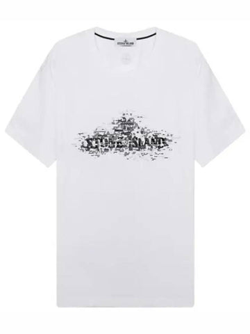 Compass logo printed t shirt men s short sleeve - STONE ISLAND - BALAAN 1