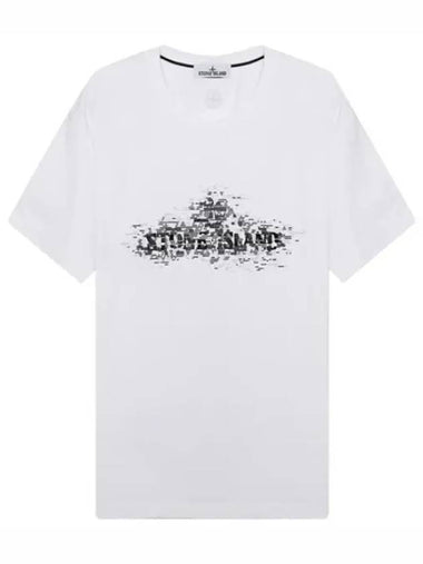 Compass logo printed t shirt short sleeve - STONE ISLAND - BALAAN 1