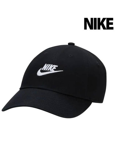 Club Unstructured Futura Washed Ball Cap Black - NIKE - BALAAN 2