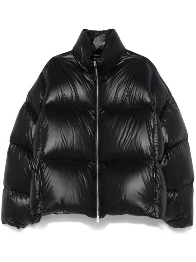 Zip Up Padding Black - JIL SANDER - BALAAN 1