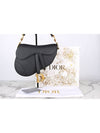 CD Saddlebag Black Gold Plated - DIOR - BALAAN 9