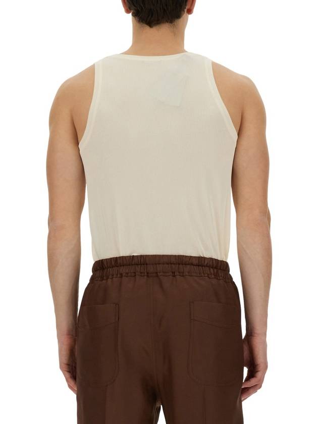 Short Sleeve T-Shirt JCN003JMV016S24AW004 Beige - TOM FORD - BALAAN 3