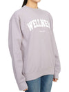 Wellness Crew Neck Cotton Long Sleeve T-Shirt Purple - SPORTY & RICH - BALAAN 4