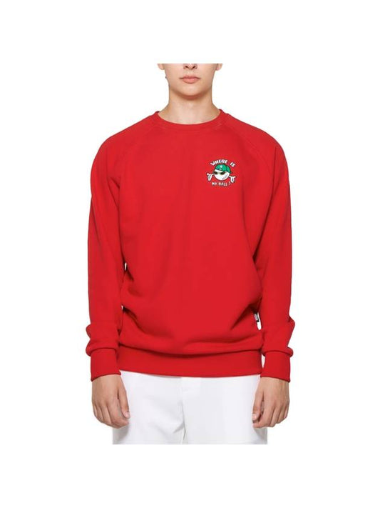 Men's Wear Is My Ball Sweater Red - GOXO - BALAAN 1